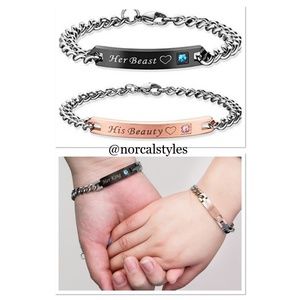 ā¤ļø His Beauty&Her Beast ā¤ļø Bracelet Set